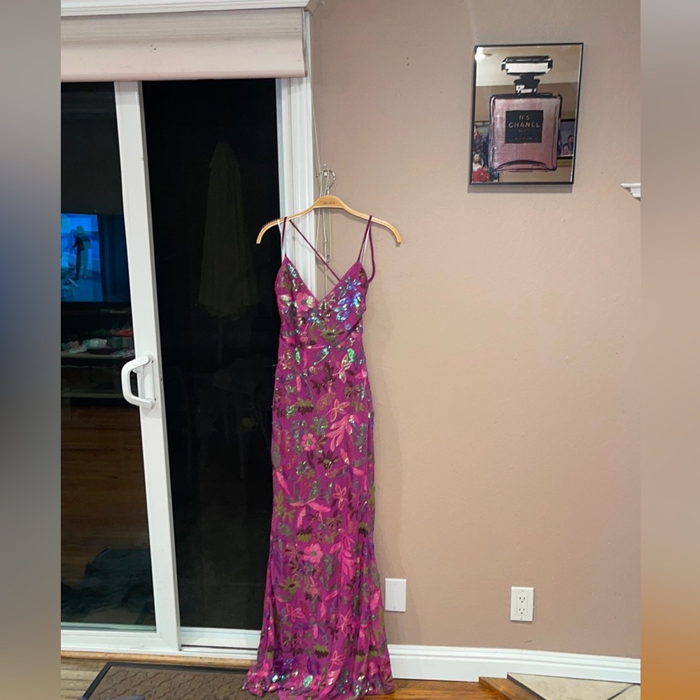 Lulus sequin purple dress🥰(FIRM PRICE)